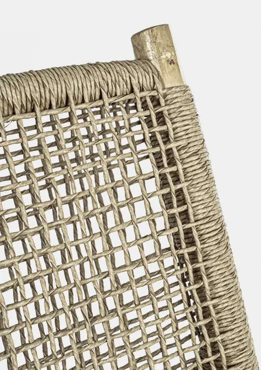 Sofa ogrodowa 2-osobowa LAMPOK - naturalny