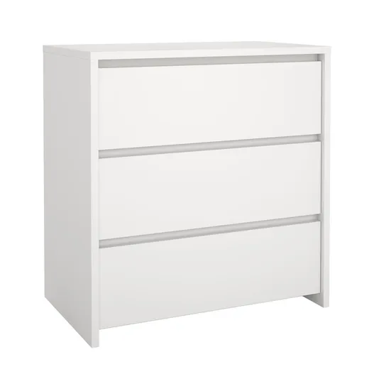 Komoda NEXT 3 szuflady - biały mat