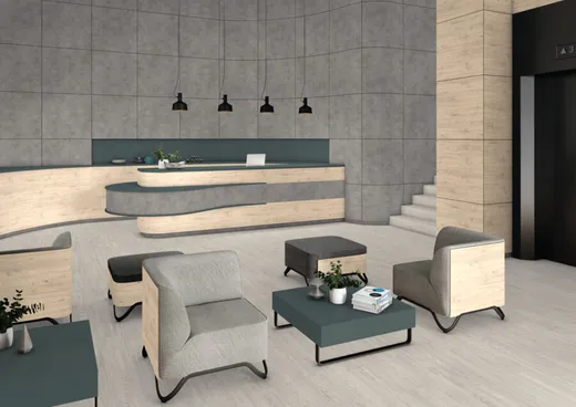 Zdjęcie pomieszczenia Blat EGGER F186 ST9 Beton Chicago jasnoszary 4100x920x38 mm