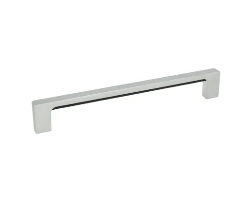 Uchwyt Mat Chrom/Czarna Guma 2517 dł. 207 mm