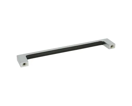 Uchwyt Mat Chrom/Czarna Guma 2517 dł. 207 mm