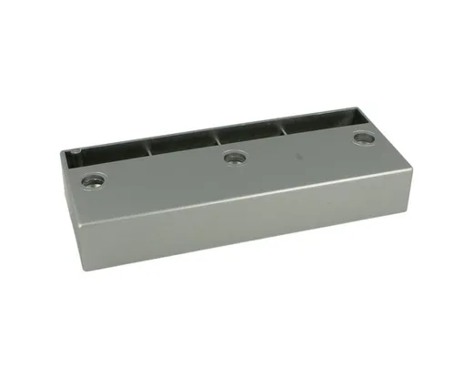 Stopka do mebli 6154 - tworzywo - mat chrom lakier. wys.2,5 cm