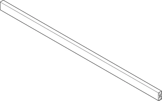 Reling poprzeczny TANDEMBOX ANTARO z wysokim frontem wew. - szary / dł. 104.63 cm / szer. korp. 120 cm