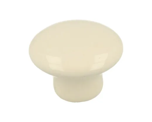 Gałka GP21 - porcelana mleczna / fi 32 mm