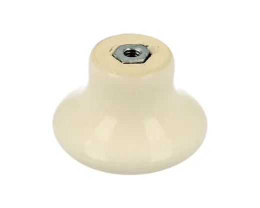 Gałka GP21 - porcelana mleczna / fi 32 mm