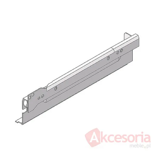 Szuflada METABOX 320N H=54mm Wysuw75% Kremowo-Biała dł.55cm Blum