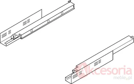  Prowadnica TANDEM Plus Z HAMULCEM 566H dł.60cm Wysuw 100% 50kg