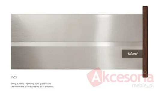 Tandembox INTIVO Boki Do Wys.L=198mm dł.45cm INOX