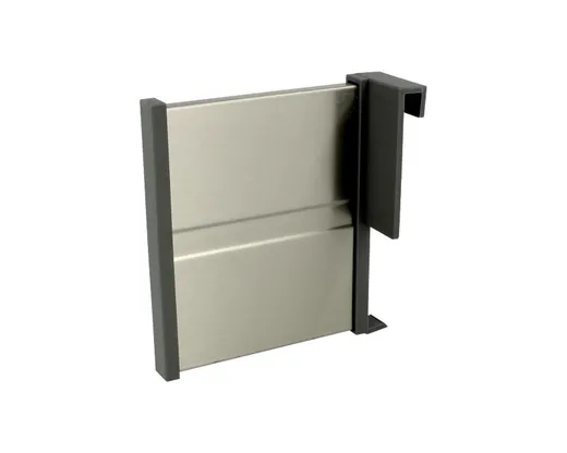 Przegródka ORGA-LINE do listwy Z40L - inox / 10x11 cm