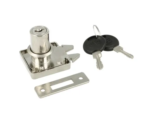 Zamek żaluzjowy Siso X-855 - niklowany / fi 19 mm
