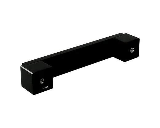 Uchwyt Aluminiowy US48 Czarny-Połysk Z Przetarc. Rozst.128mm(W)