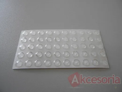 odbojnik na klej, wysokość: 1.5 mm średnica 8mm 1SZTUKA
