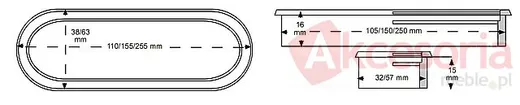 rysunek techniczny Przepust SALSA Medium