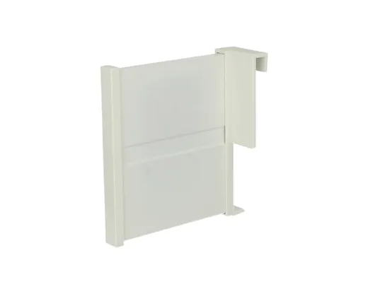 Przegródka ORGA-LINE do listwy Z40L - jedwabiście biały / 10x11 cm