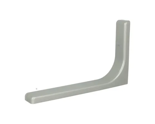 Wspornik półki  L240 metal/tworzywo srebrny 2 sztuki