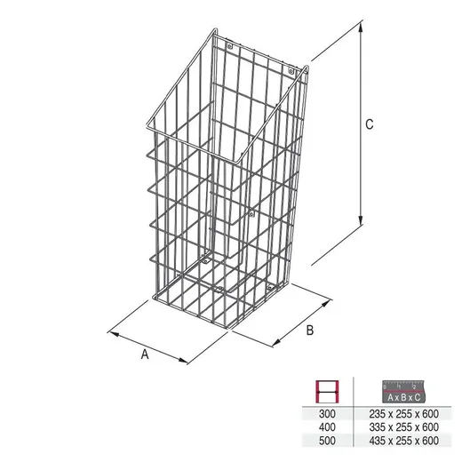 Kosz na bieliznę 40 metal lakier biały