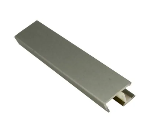 Łącznik 90° do Cokołu wys.15cm STAL Szczotkowana Rehau