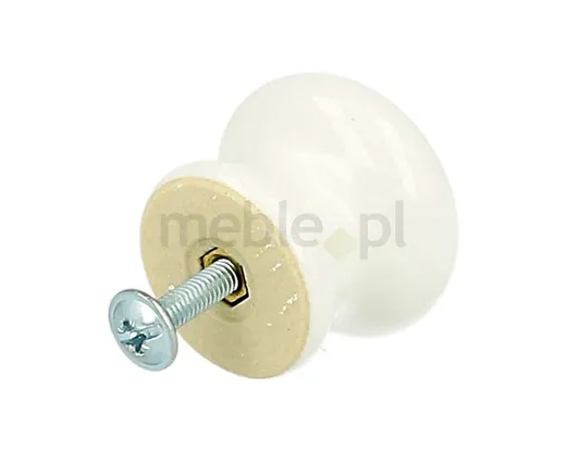 Gałka SP7 - biała porcelana / fi 32 mm