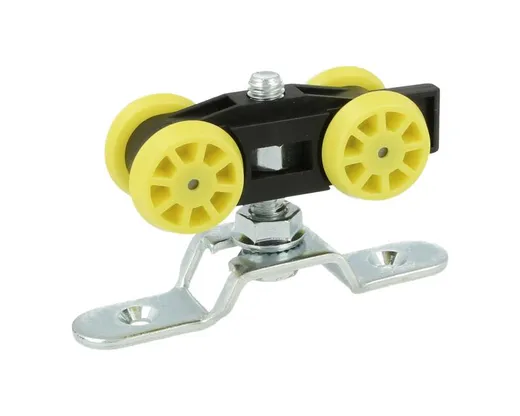 Wózek HS60 do systemu HERKULES do drzwi podwieszanych / 60 kg