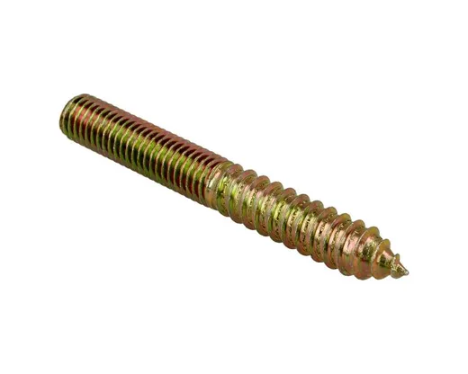 Śruba dwustronna Siso z TORX - żółty ocynk / M10x80 mm