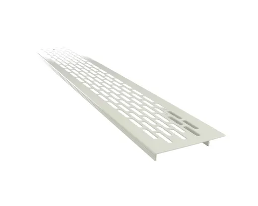 Kratka wentylacyjna 80 N aluminium lakier biały
