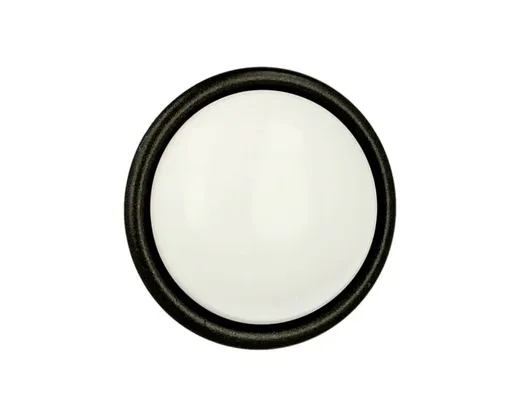 Gałka 24316 - grafitowy, biała ceramika / fi 40 mm