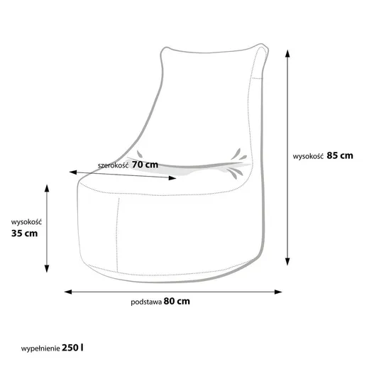 Fotel Seat L Poliester