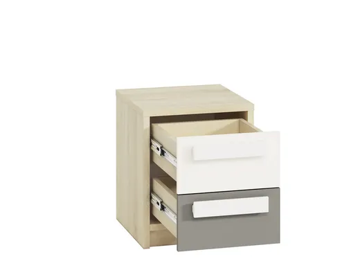 Kontenerek DROP 1301 - buk fjord/szary/biały