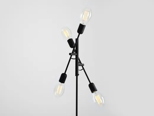 Lampa podłogowa TWIGO FLOOR 4 - czarny