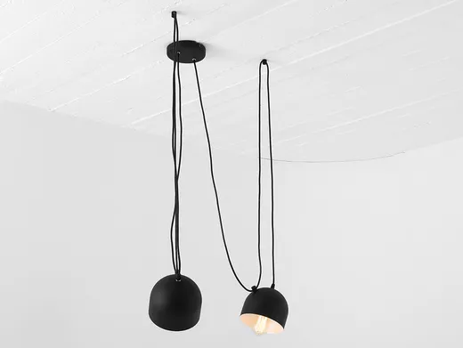 Lampa wisząca POPO 2 - czarny