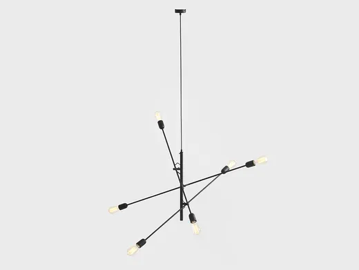 Lampa wisząca TWIGO 6 - czarny