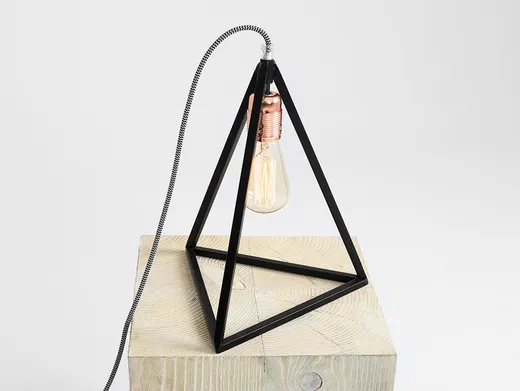 Lampa stołowa TRIMETRIC TABLE - czarny