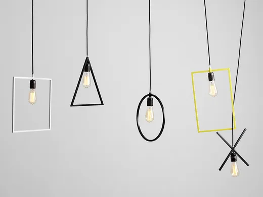 Lampa wisząca XLAMP - czarny