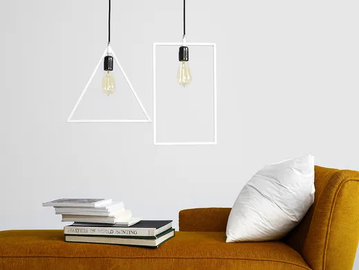 Lampa wisząca PAROT - biały