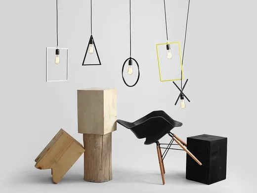 Lampa wisząca VETO - czarny