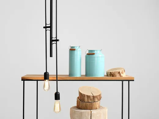 Lampa wisząca TWIGO 4 - czarny