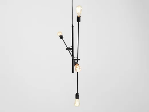 Lampa wisząca TWIGO 4 - czarny