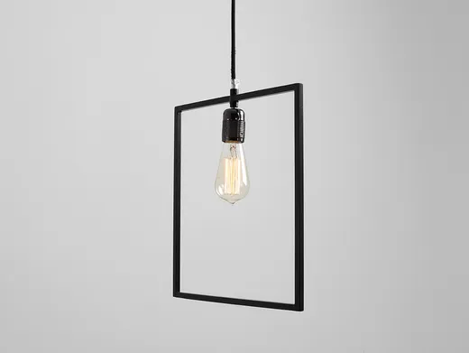 Lampa wisząca QUADO - czarny