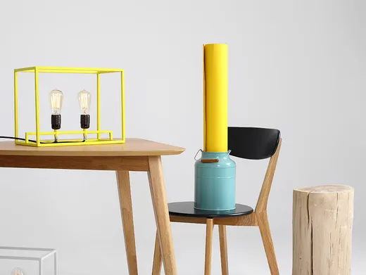 Lampa stołowa METRIC TABLE - czarny