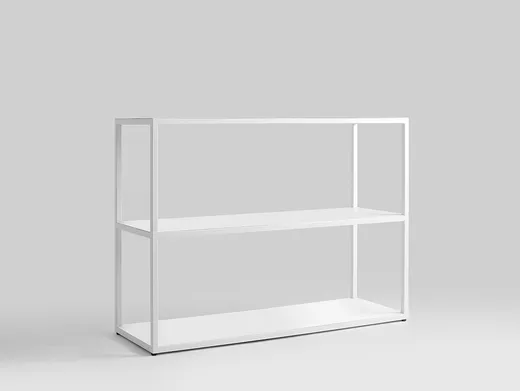 Regał HYLLER METAL 100x75 - biały