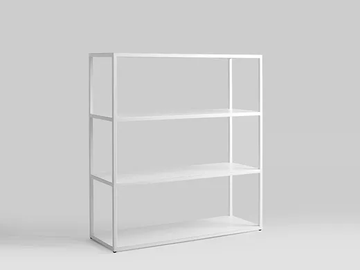 Regał HYLLER METAL 100x110 - biały