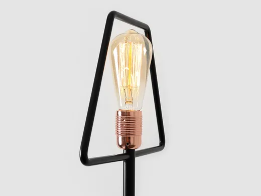 Lampa ścienna FIRKANT WALL - czarny