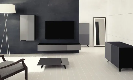 Szafka RTV Gray - Commander