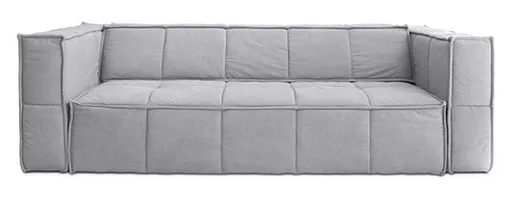 Sofa CUBE 4-osobowa - jasnoszary