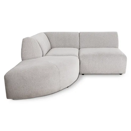 Sofa JAX: element środkowy - jasnoszary