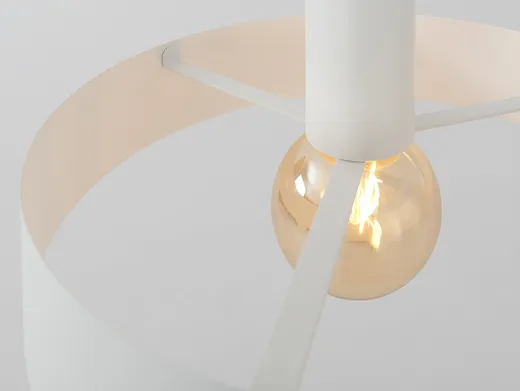 Lampa wisząca FAY 1 L - biały