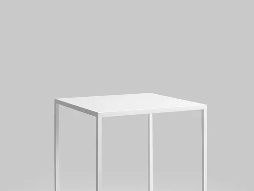 Stolik TENSIO METAL 30 - biały