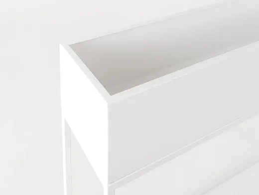 Donica FIORINA 100x30x80 - biały
