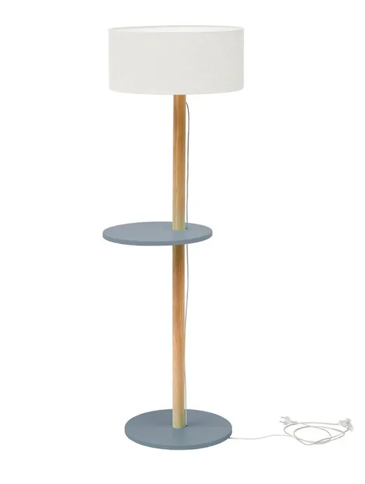 Lampa podłogowa UFO 45x150 cm - ciemnoszary/biały