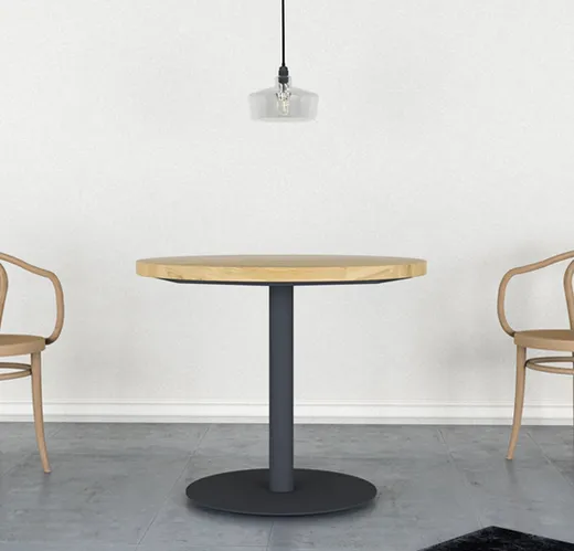 Stół okrągły industrialny ROUND FLAT